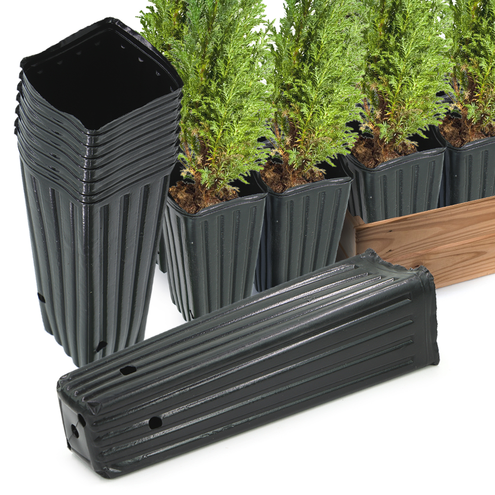 8-Größe 10-100 stücke hohe Baum töpfe Baumanbau Container Garten pflanzen Anbau Pflanzer mit Drainage löchern drinnen draussen