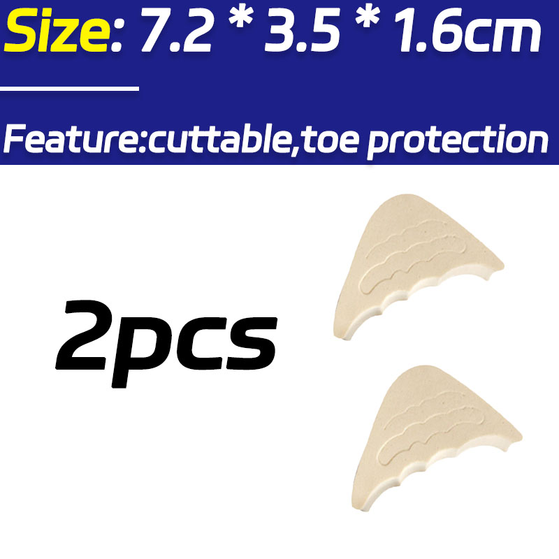 Botas con almohadilla para el antepié de tacón alto para mujer, medias plantillas acolchadas, reducen el tamaño del zapato, almohadilla para el pie, insertos protectores ligeros para zapatos: Blanco