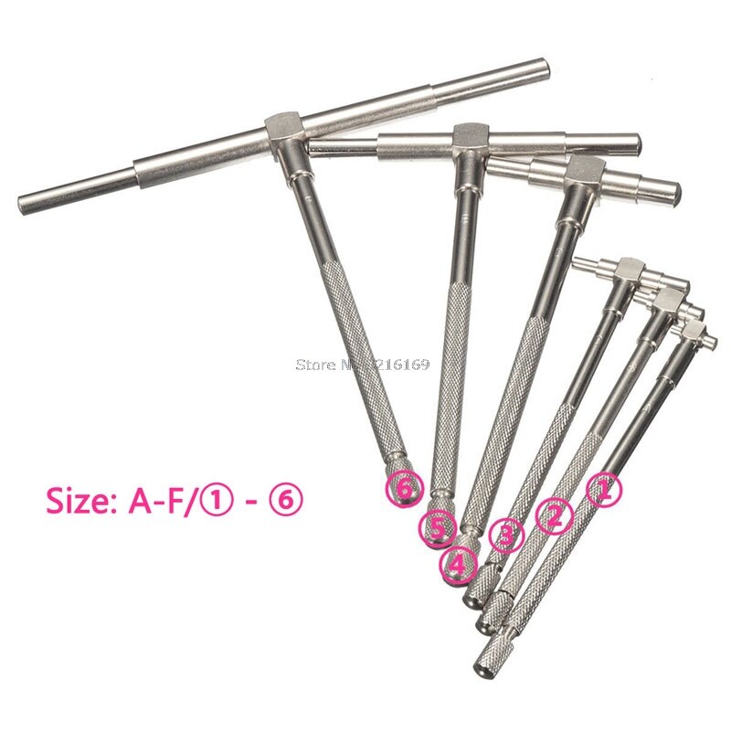 For 6Pcs/Set Telescopic Gauge Set Micrometer Measurement Bore Engineers Kits 8-150mm