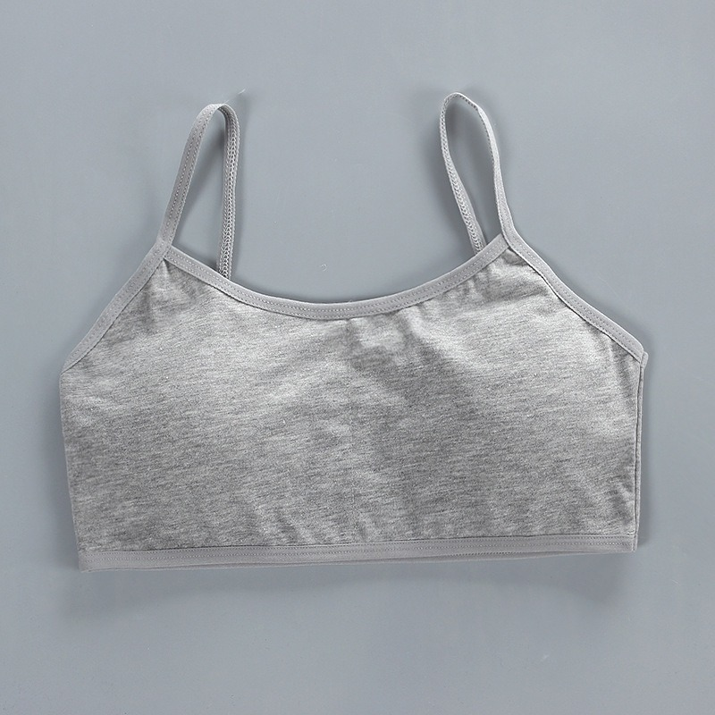 Lingerie Tops for Teenage Girls Camisoles Tanks Straps Bra Wire Free Adjustable Bralette Cotton Soft Suspender Bras Underwear