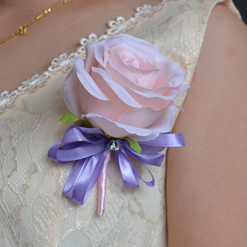 Bruiloft of gala pols corsage bruidscorsages en corsages voor bruidegom of bruidsjonkers trouwpak accessoires  a0004