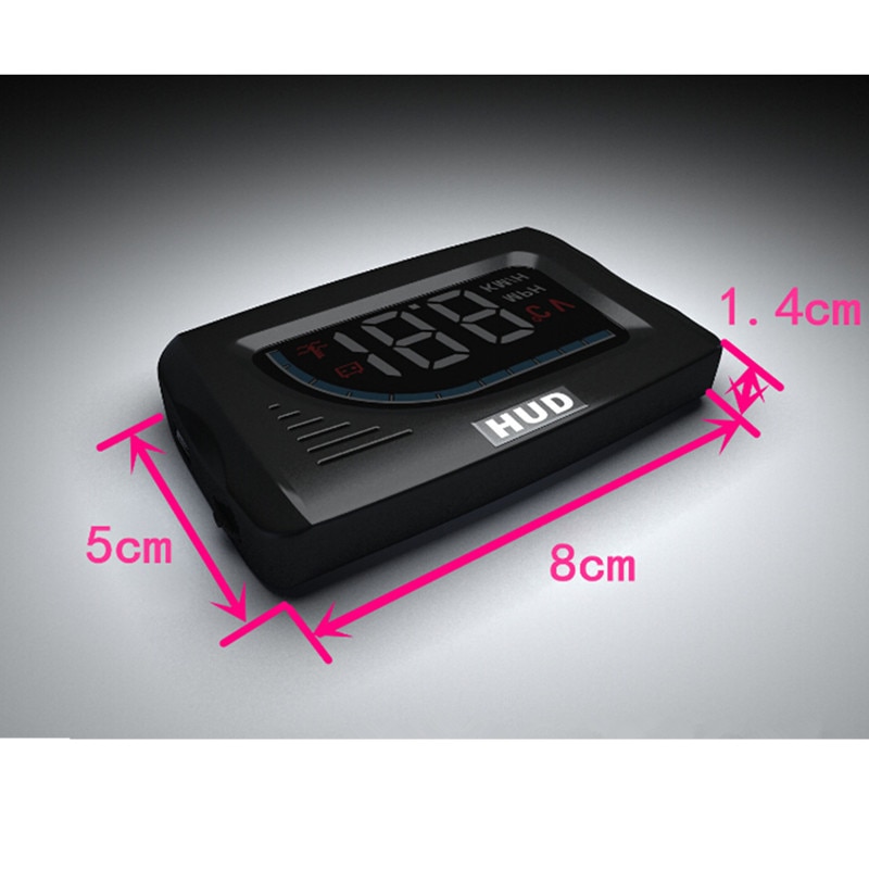 3 Inch Car Electronics Hud Projector Obd2 Display Projector On Windshield Gps Speedometer Auto Head Up Display Car Speedometer