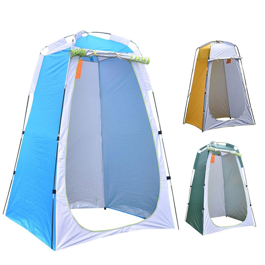 Tente de douche d'extérieur, facile à installer, toilette de Camping, abri de pluie pour Camping et plage, Pop-Up d'intimité Portable