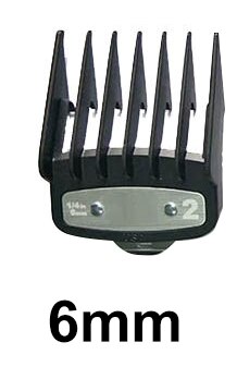 Surker HATTEKER 8 Piece Hair Clipper Limit Comb Set Gradient Guide Comb With Aluminum Sheet: Plum