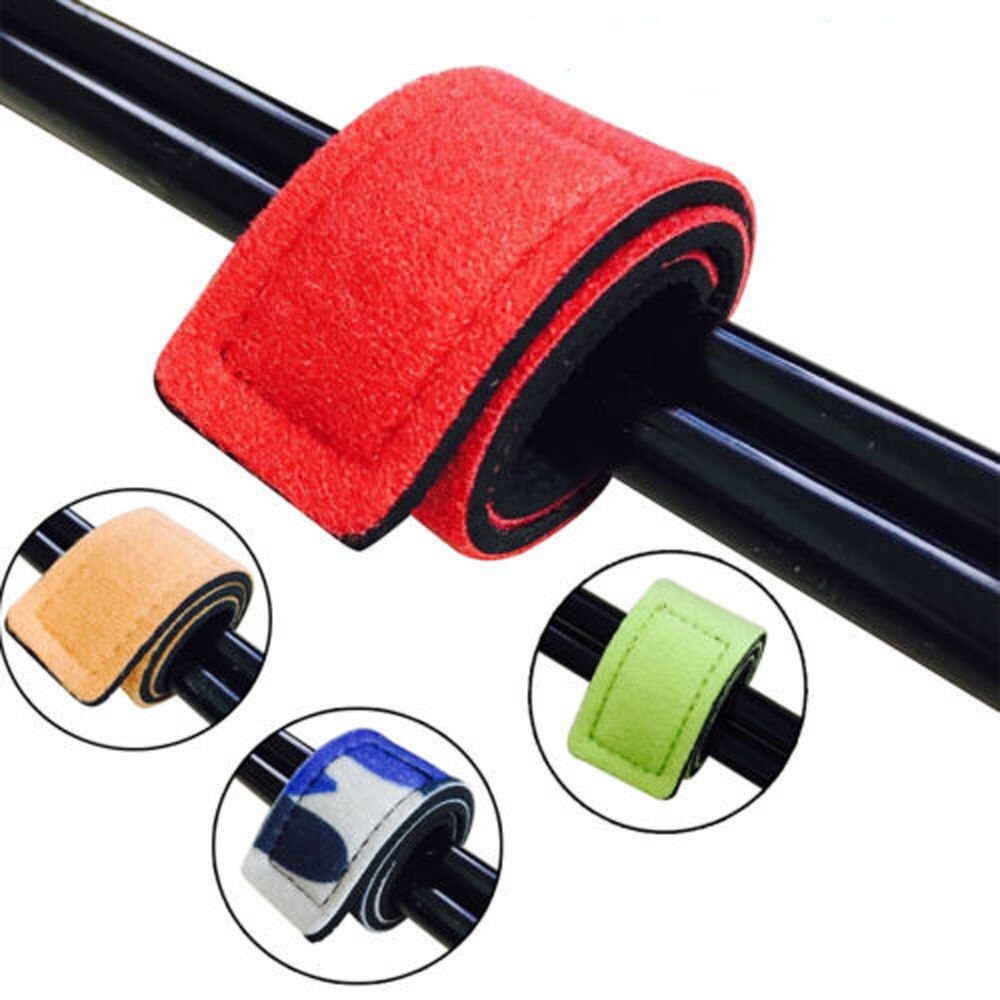 Vistuig Hengel Tie Strap Riem Visgerei Elastische Wrap Band Pole Holder Tool Accessoires Camping Vissen Accessoires #30