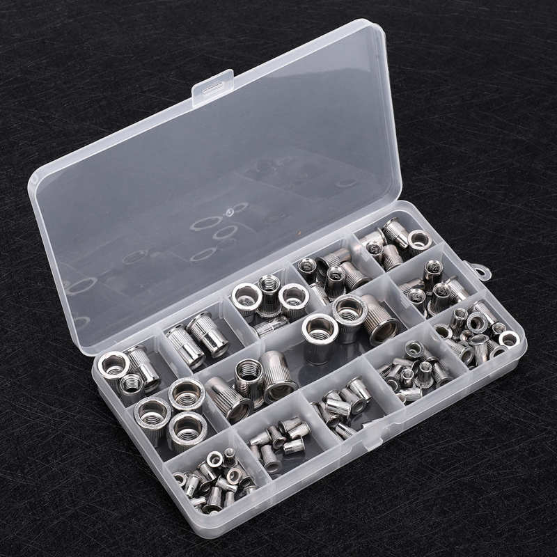stainless steel wire insert thread repair kit Stainless Steel Rivet Nut Boxed M3/4/5/6/8/10 Combination