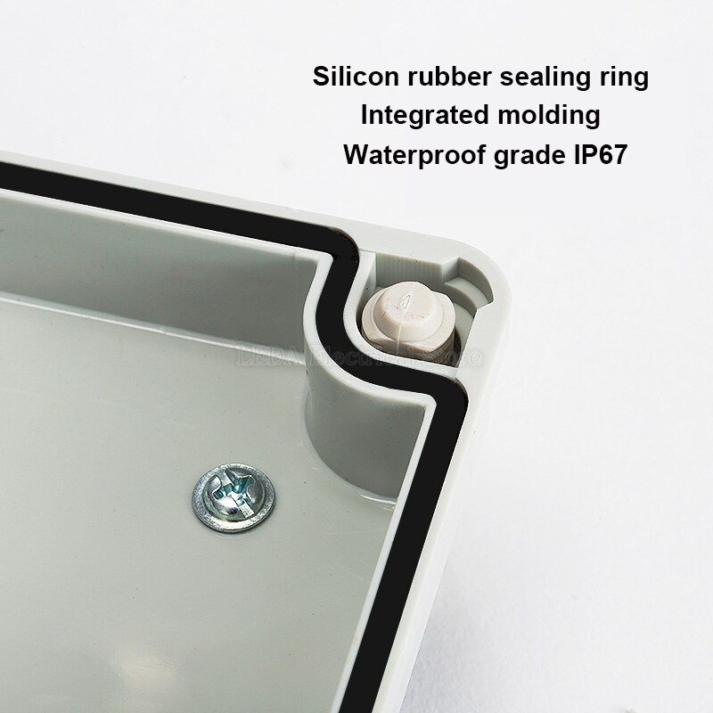 Indoor and outdoor waterproof button switch control box plastic rainproof electric control box box electrical protection cover