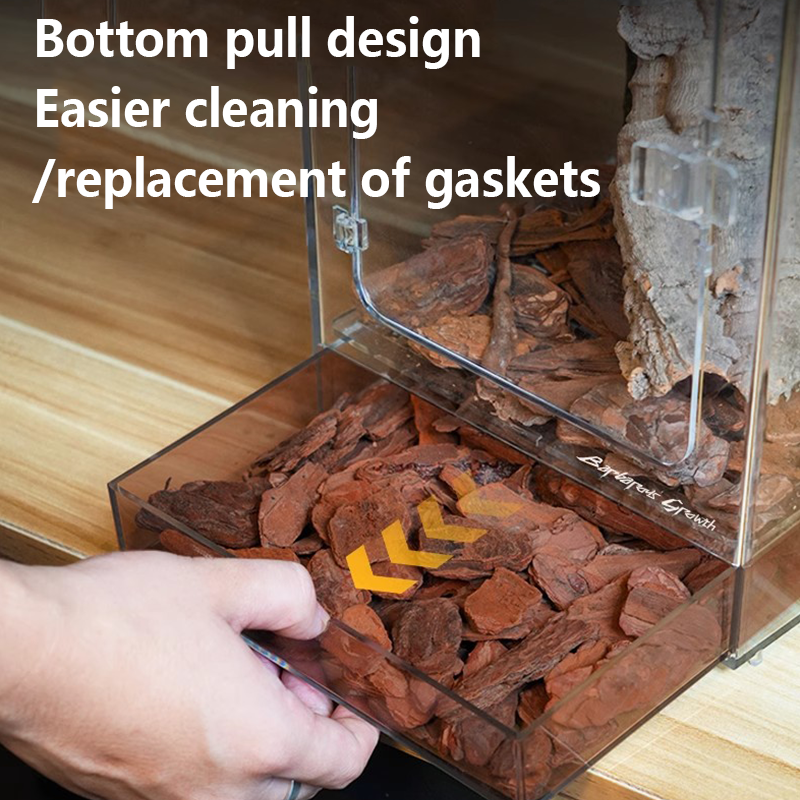 Petite boîte d'élevage de reptiles, Ventilation, amphibiens, Terrarium, élevage d'insectes, araignée, enceinte arboréale, Cage d'habitat de lézard