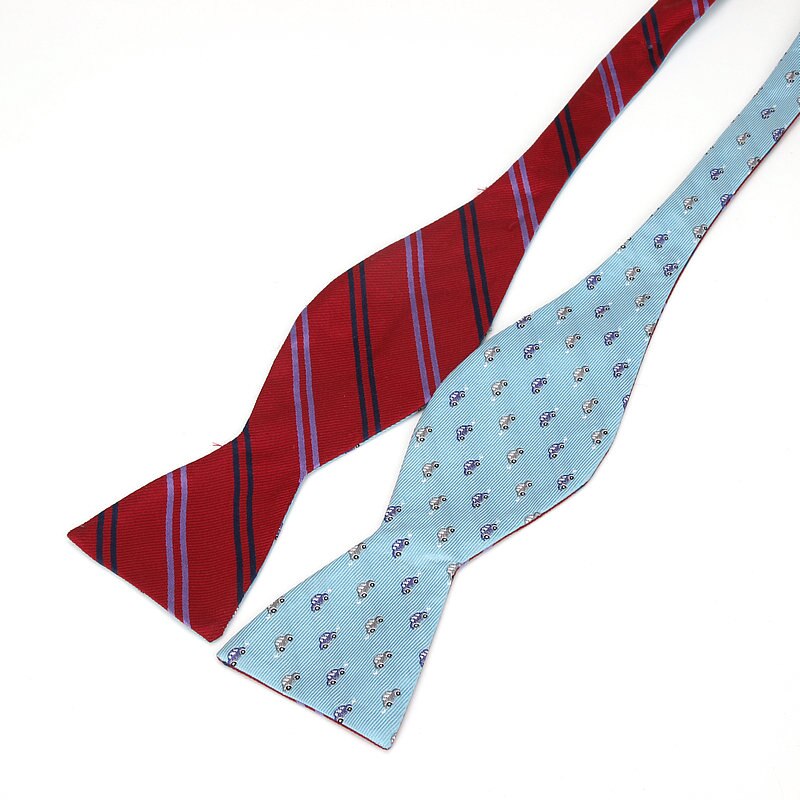 Pajaritas rojas para hombre, accesorios de corbata de mariposa, Jacquard clásico, a la , novedad