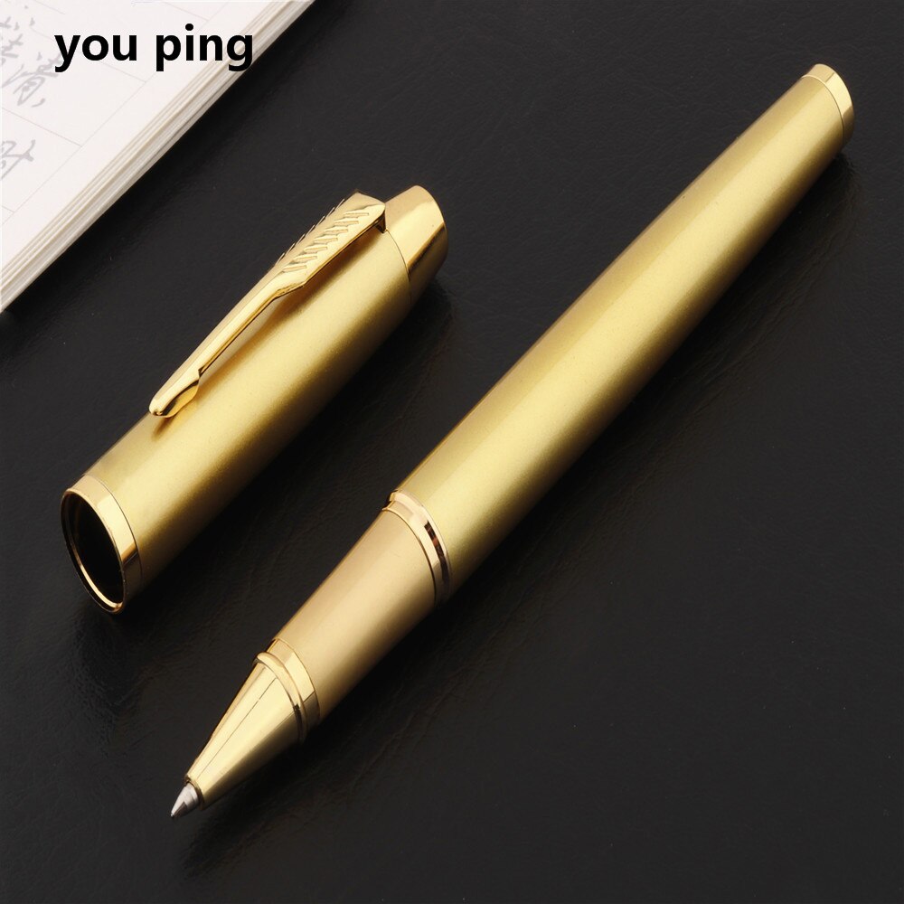 Bolígrafos pesados de lujo, , 8007, bolígrafo dorado para estudiantes, oficina, papelería