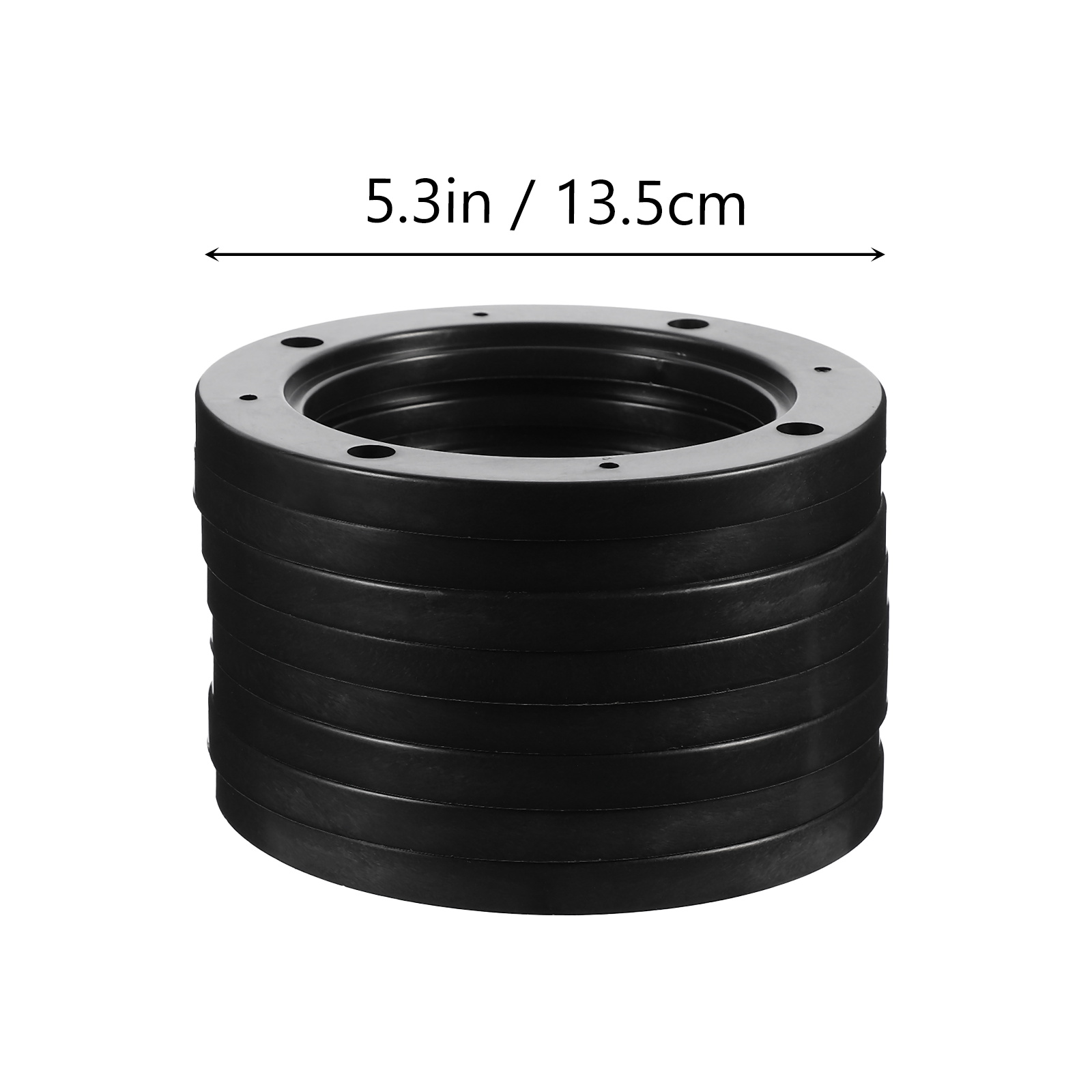 2/4 Pairs 4 Inch 5 Inch 6.5 Inch Duurzaam Auto Speaker Ring Spacers Nuttig Speaker Adapter Auto Speaker Geluidsisolatie ring: 4 pairs  4 inches