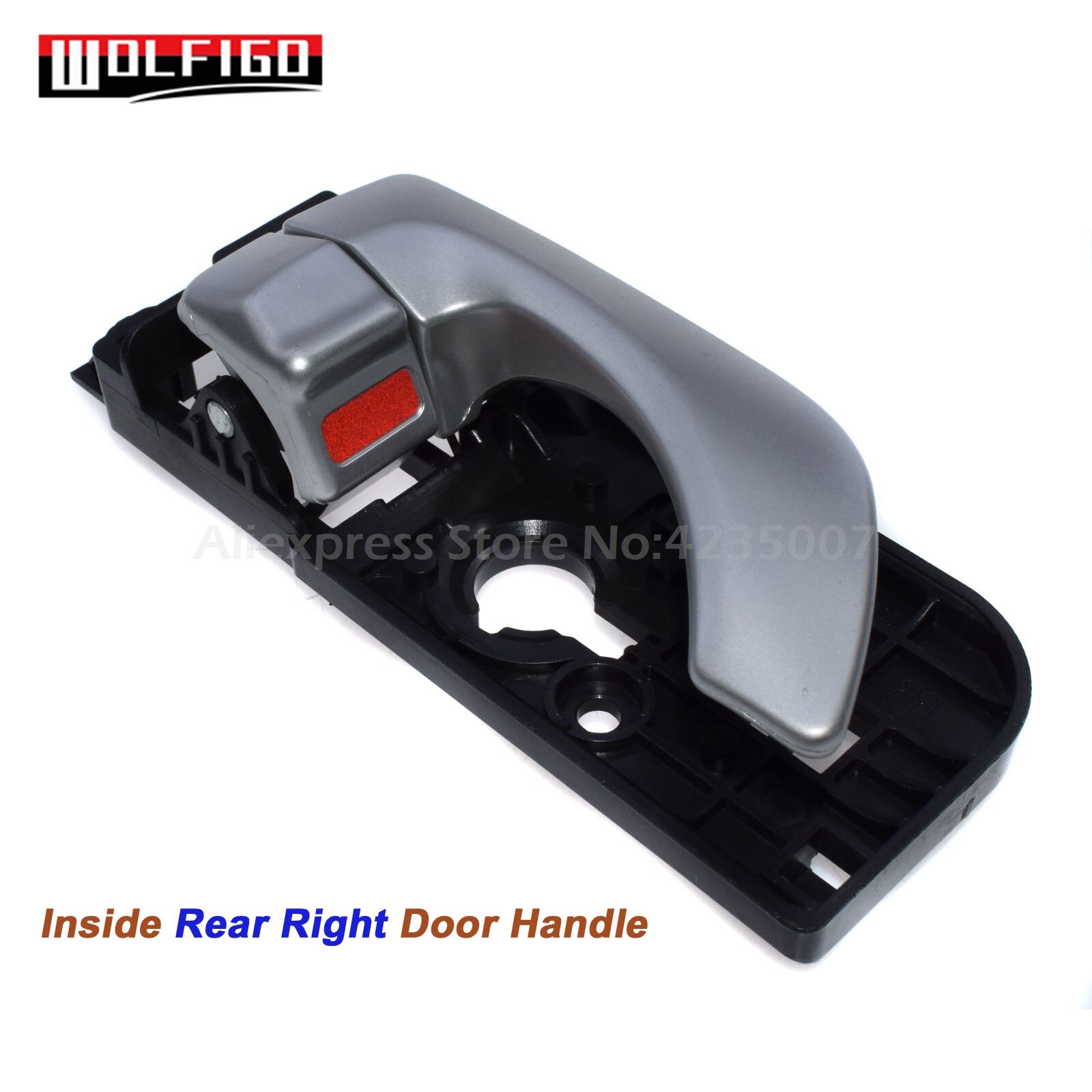 WOLFIGO Outside Inside Door Handles Front Rear Left Right For Hyundai Sonata 2005 83620-3K020,82610-3K020,826513K000: Inside Rear Right