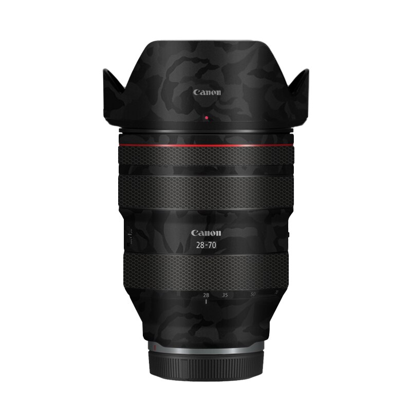 RF28-70F2 Premium Decal Skin for Canon RF28-70mm F2 L USM Lens Protector Anti-scratch Cover Film Wrap Sticker: Camo Black