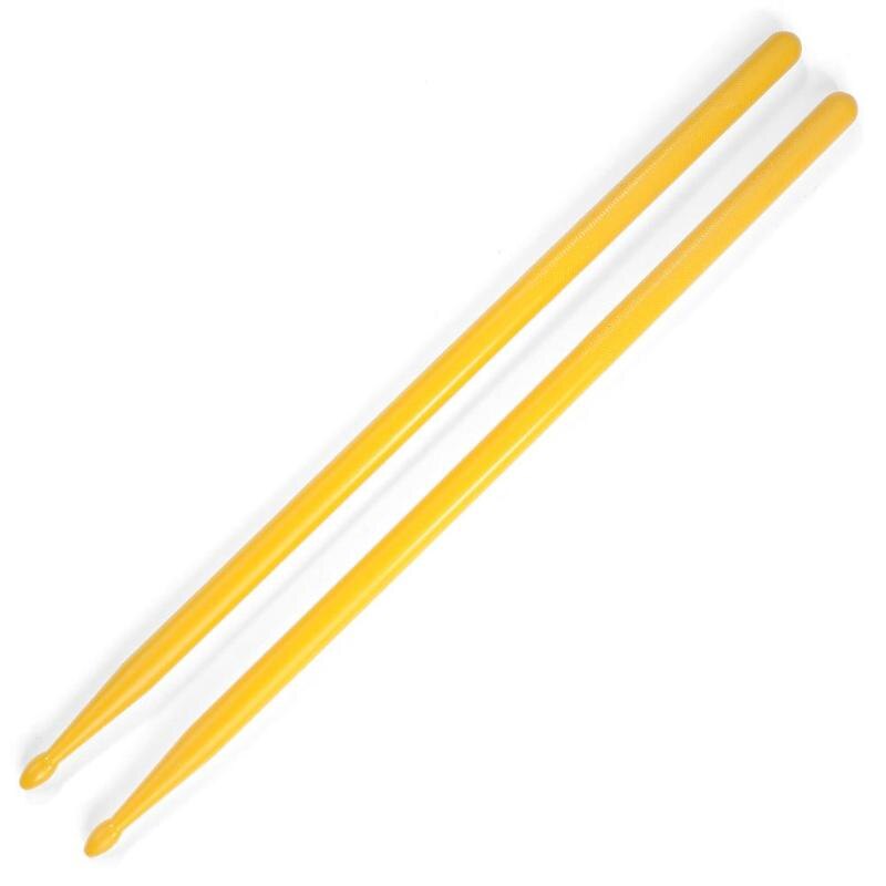 1 Pair Drumsticks Nylon Drum Stick Percussion Instruments Drum Accessories Applicable Musical Instruments In Drum Kit 4 Colors: Yellow