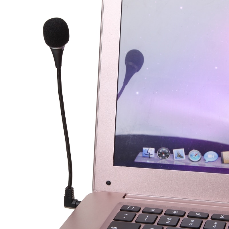 Mini 3.5Mm Interface Ruisonderdrukkende Flexibele Microfoon Voor Pc Laptop Notebook