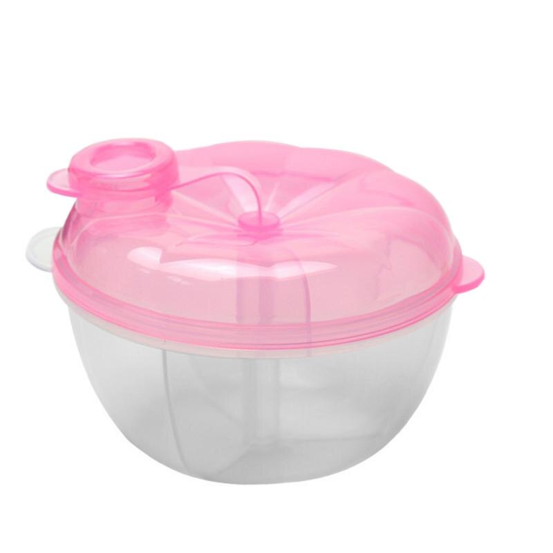 Three-Layer Milk Powder Box Baby Milk Powder Storage Box Pumpkin Apple Shape Portable Baby Leak-Proof Milk Powder Box