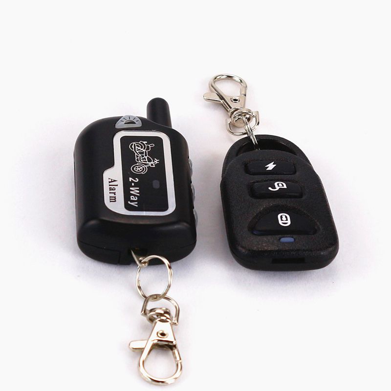 Alarma de dos vías para motocicleta, sistema de bloqueo de alarma de vibración de arranque de motor, con Control remoto, para Scooter de seguridad