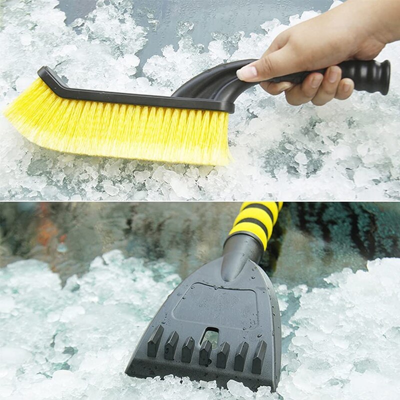Sneeuw Borstel Met Afneembare Ijskrabber, Sneeuw Removal Tool Wasstraat Borstel Voor Auto 'S, Vrachtwagens, Suv 'S, voorruit