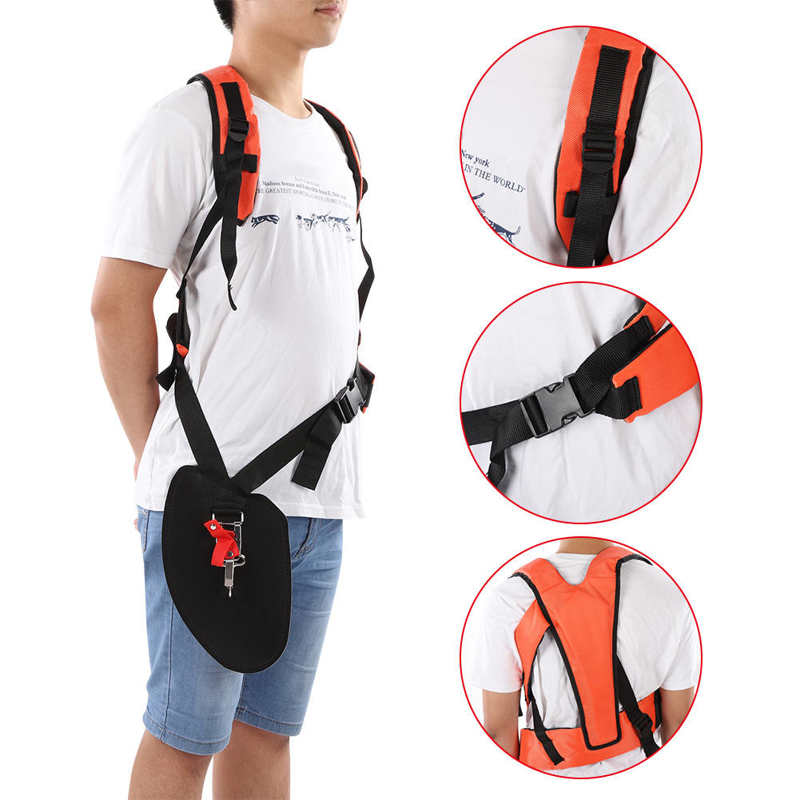Trimmer Harness Strap Trimmer Dubbele Schouderriem Maaier Nylon Y Vormige Riem Voor Bosmaaier Tuin Gazon Trimmer Tool