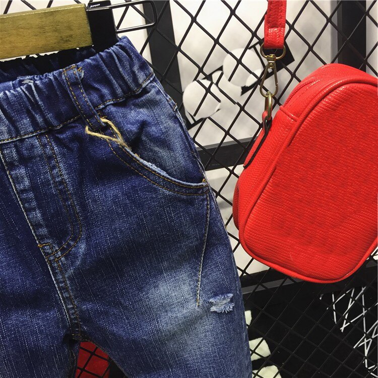 Mode Jongens Denim Jeans Kids Jongens Katoenen Broek Kinderen Broek Casual Jongens Broek Kleding 2-6 Jaar