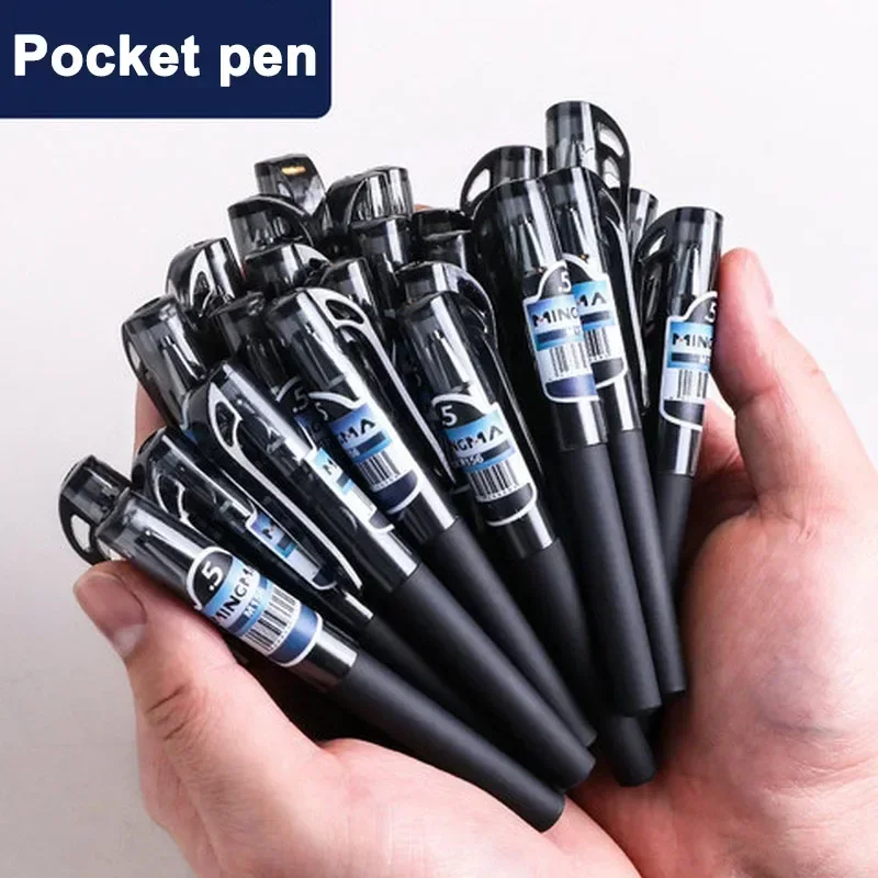 Stylo de poche court, Mini stylo Gel Portable, petit stylo de Signature à séchage rapide pour petits étudiants, 1 pièce