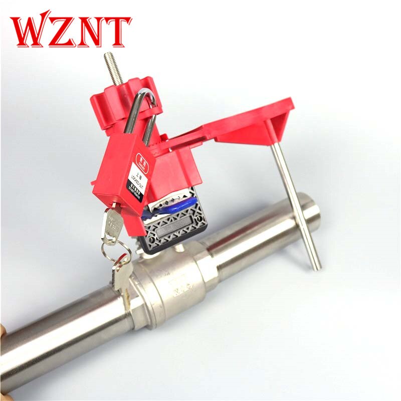 Large universal valve lockout with blocking arm,Single Stop arm All purpose Ball Valve Lock