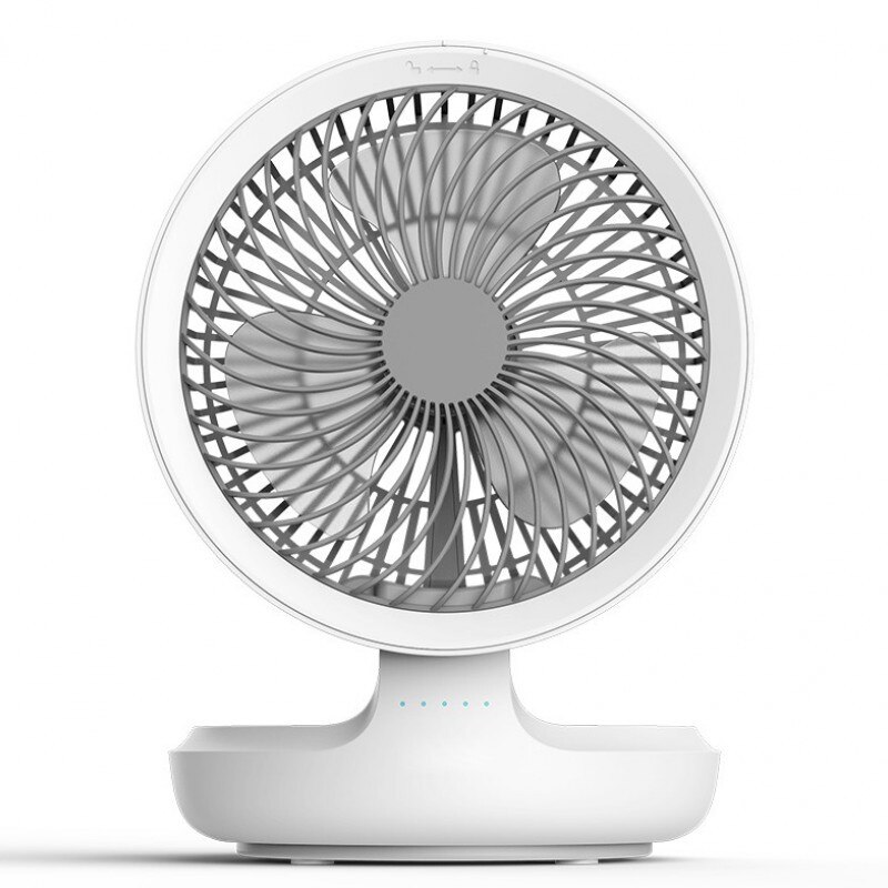 wall-mounted wireless portable fan 4000 mAh super long standby mute foldable fan with night light shaking head mini fan