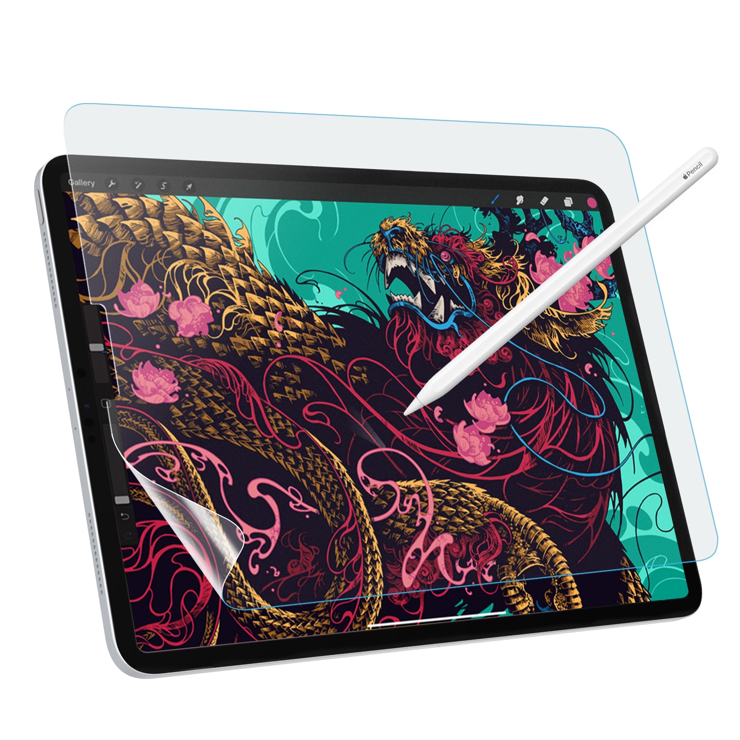 MoKo Like Paper Screen Protector for iPad Pro 11" ,Write,Draw and Sketch with Apple Pencil Like on Paper,Anti PET Film