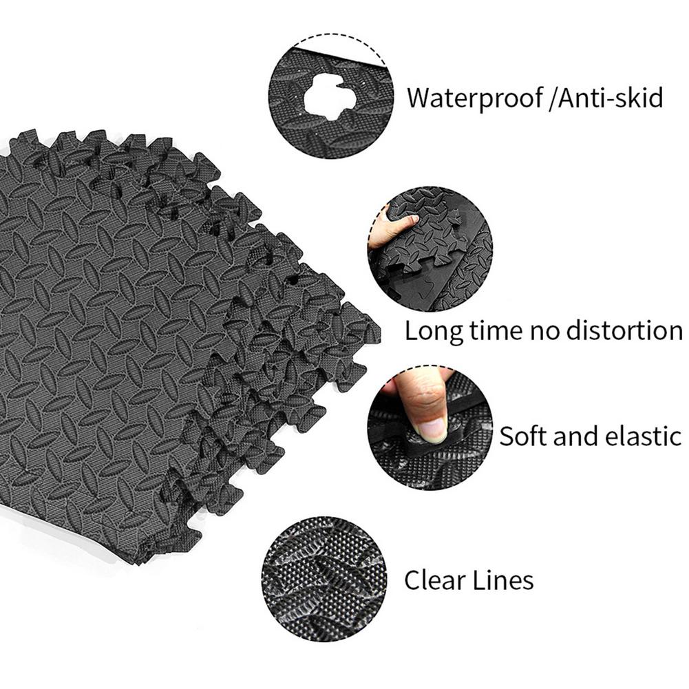 Baby Foam Play Mat - 10mm Thick - Soft EVA Puzzle Tiles - Kids Crawling & Floor Game Carpet