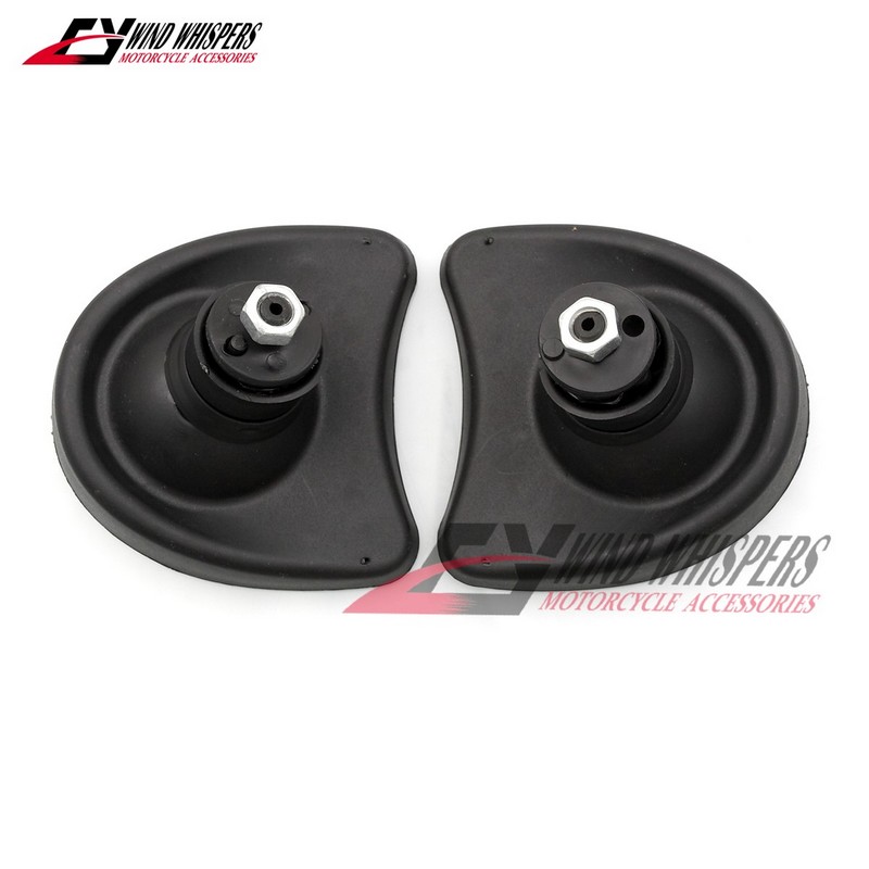 Noir 10mm carénage montage aile moto rétroviseurs pour Harley Davidson Street Glide FLHX FLHTCU 1996