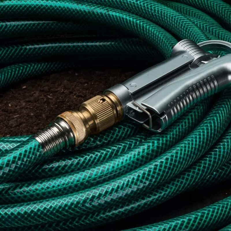 3 juegos de manguera de jardín de conexión rápida de latón de 3/4 pulgadas conector fácil macho y hembra