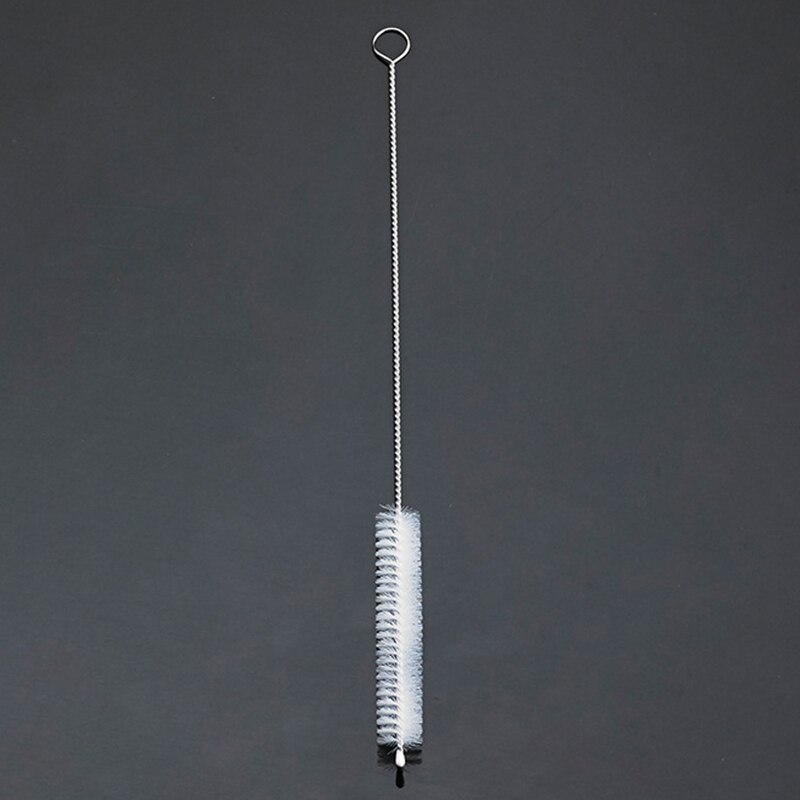 Pajita para beber cepillo Kit - 2 uds pequeño con 2 uds grande-Nylon y acero inoxidable (2 pequeños + 2 grandes)