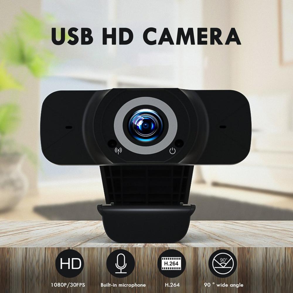 Usb Webcam 1080P 85 Graden Groothoek Hd Wecam Met Microfoon 2Mp 1920X1080P 30Fps Usb Webcam Hd Plug En spelen