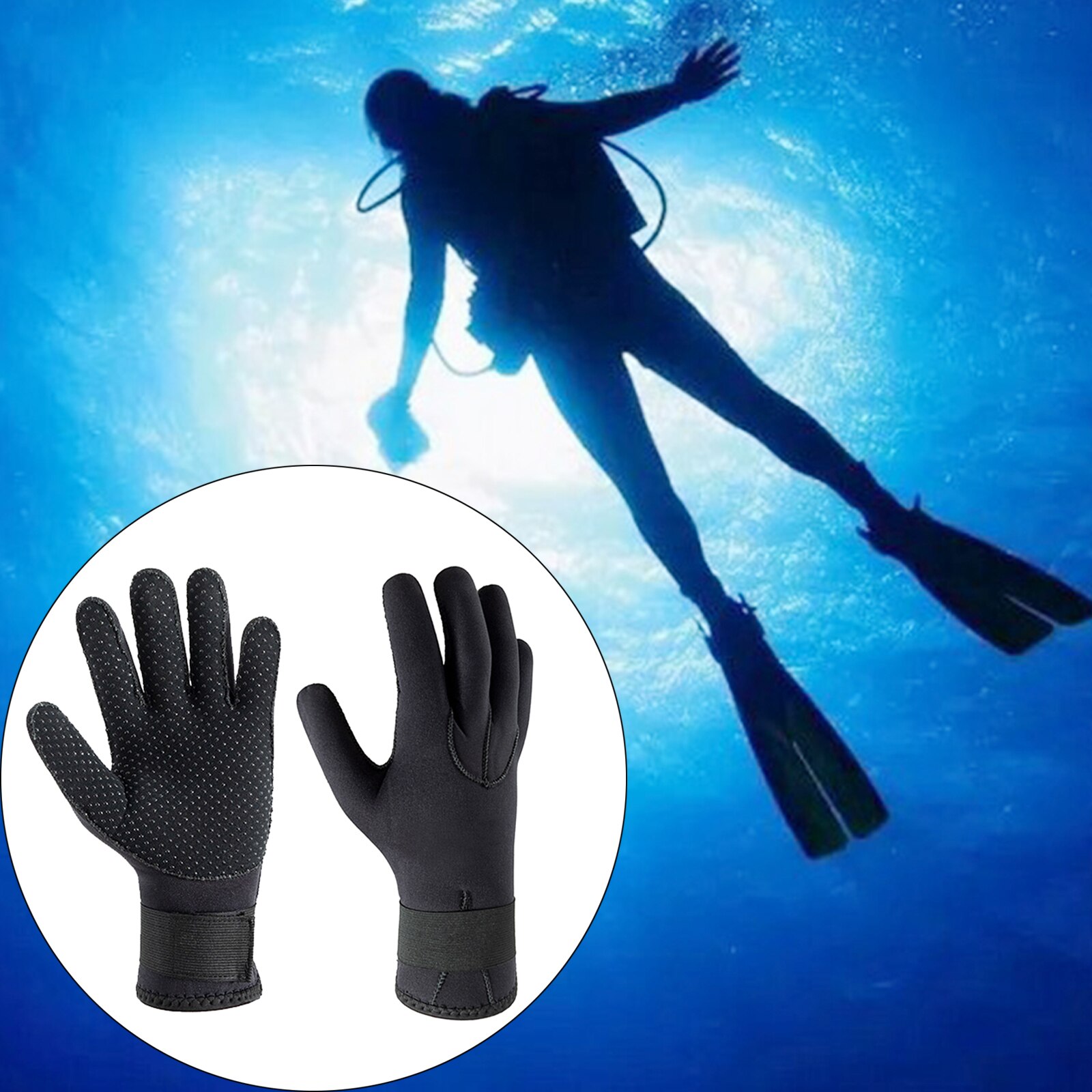 3mm Tauchen Handschuhe Flexible Thermische Neoprenanzug Handschuh für Erwachsene Surfen Kanu