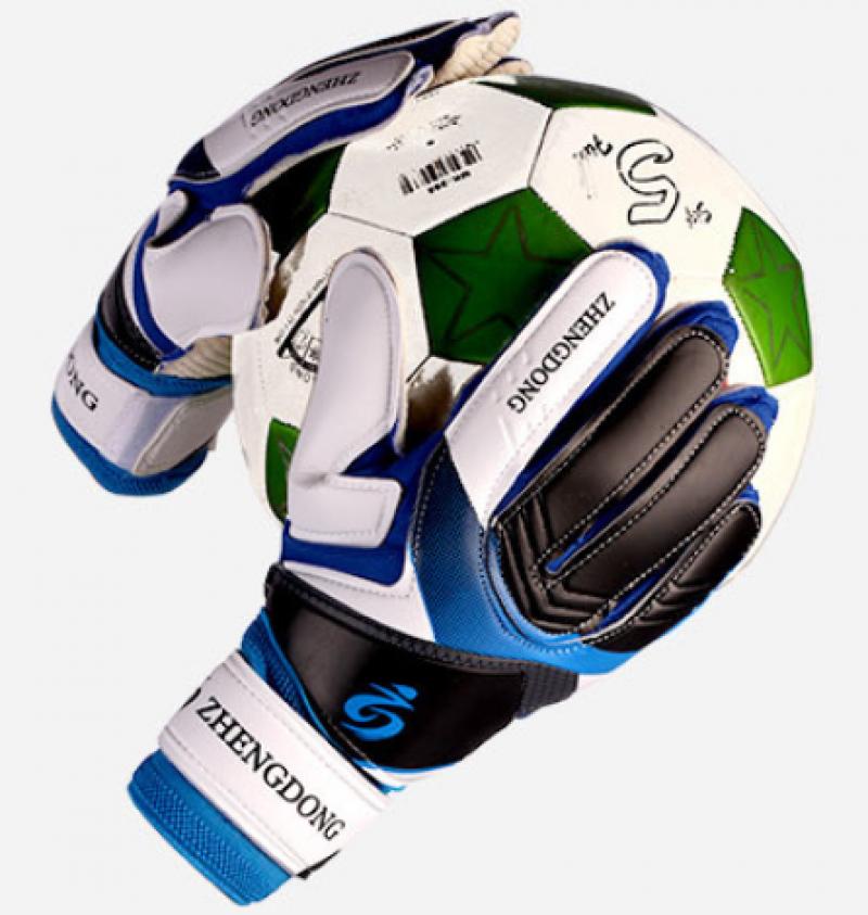 Goalkeeper gloves elementary and middle school adult breathable non-slip comfortable wear-resistant thick latex goalkeeper foot