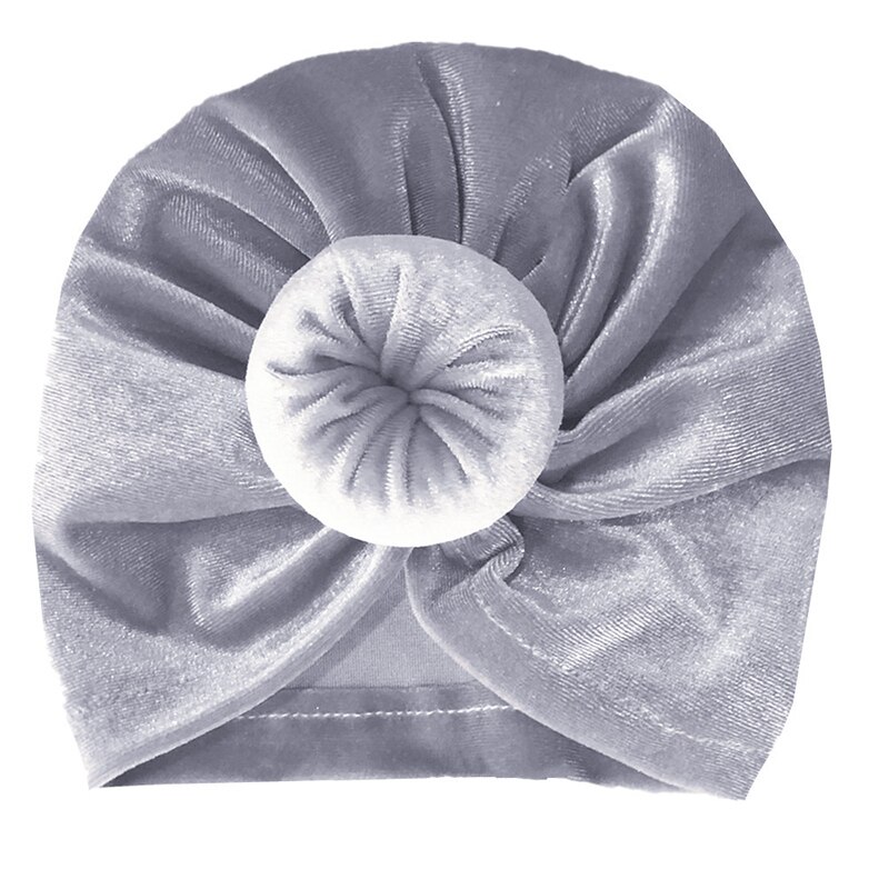 Nightcap Turban Hat Classic Headwear Headscarf Muslim Cap Sleeping Hat Comfortable Unisex Kids Cotton Multicolor Cap: grey