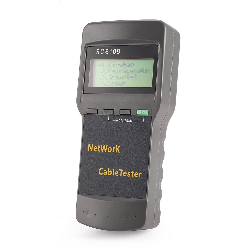 Lcd Netwerk Tester Meter Draadloze Lan Telefoon Kabel Meter Tester Draad Tracker Lcd-scherm SC8108: Default Title