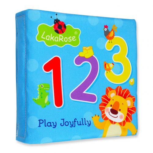 Soft Baby Cloth Book Animal Color Shape Educational Toys Intelligence Development Toy For 0-12 Months Ratteles Toy Kids: Number