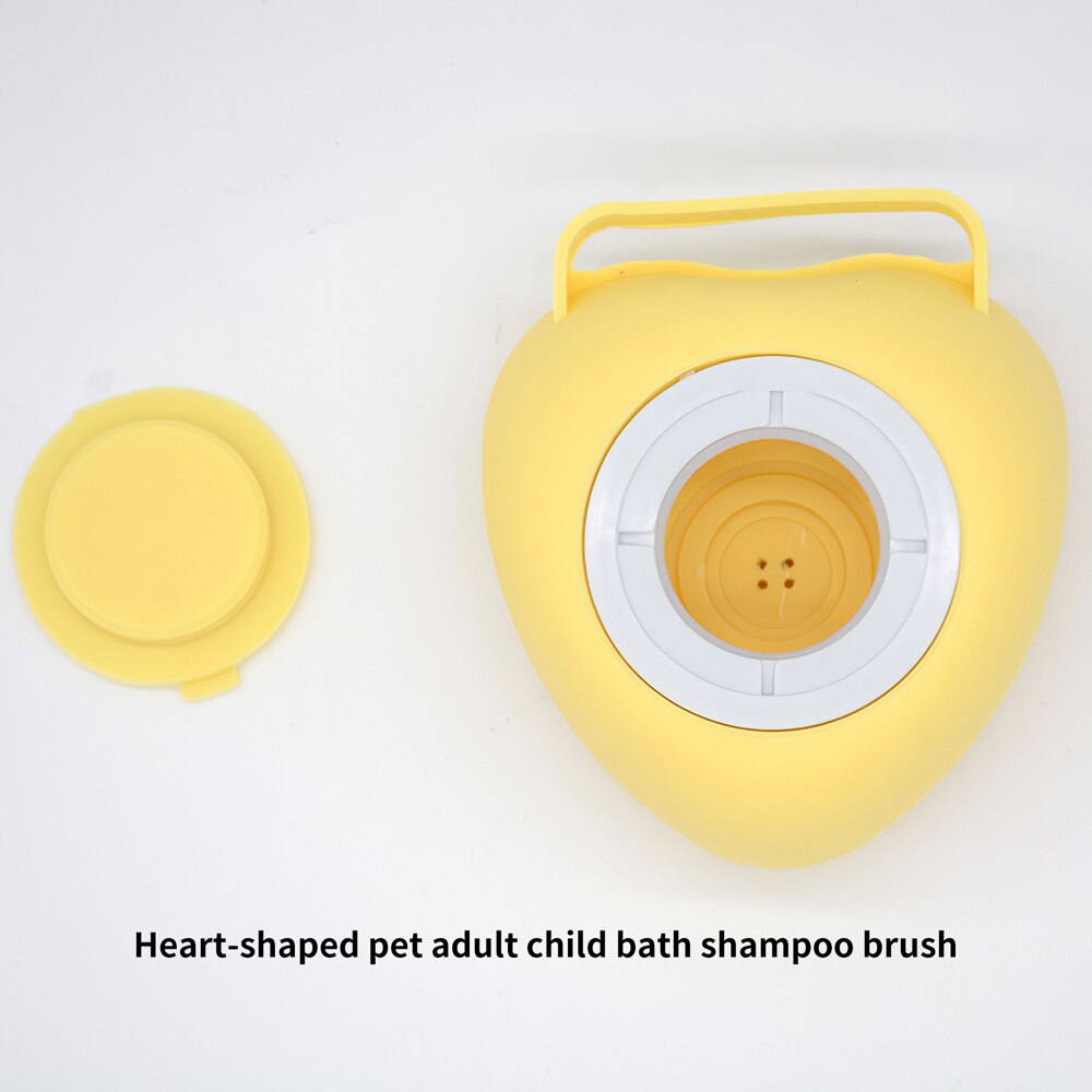Hond Shampoo Borstel Kat Massage Kam Grooming Scrubber Borstel Voor Zwemmen Korte Haar Zachte Siliconen Rubber Borstels