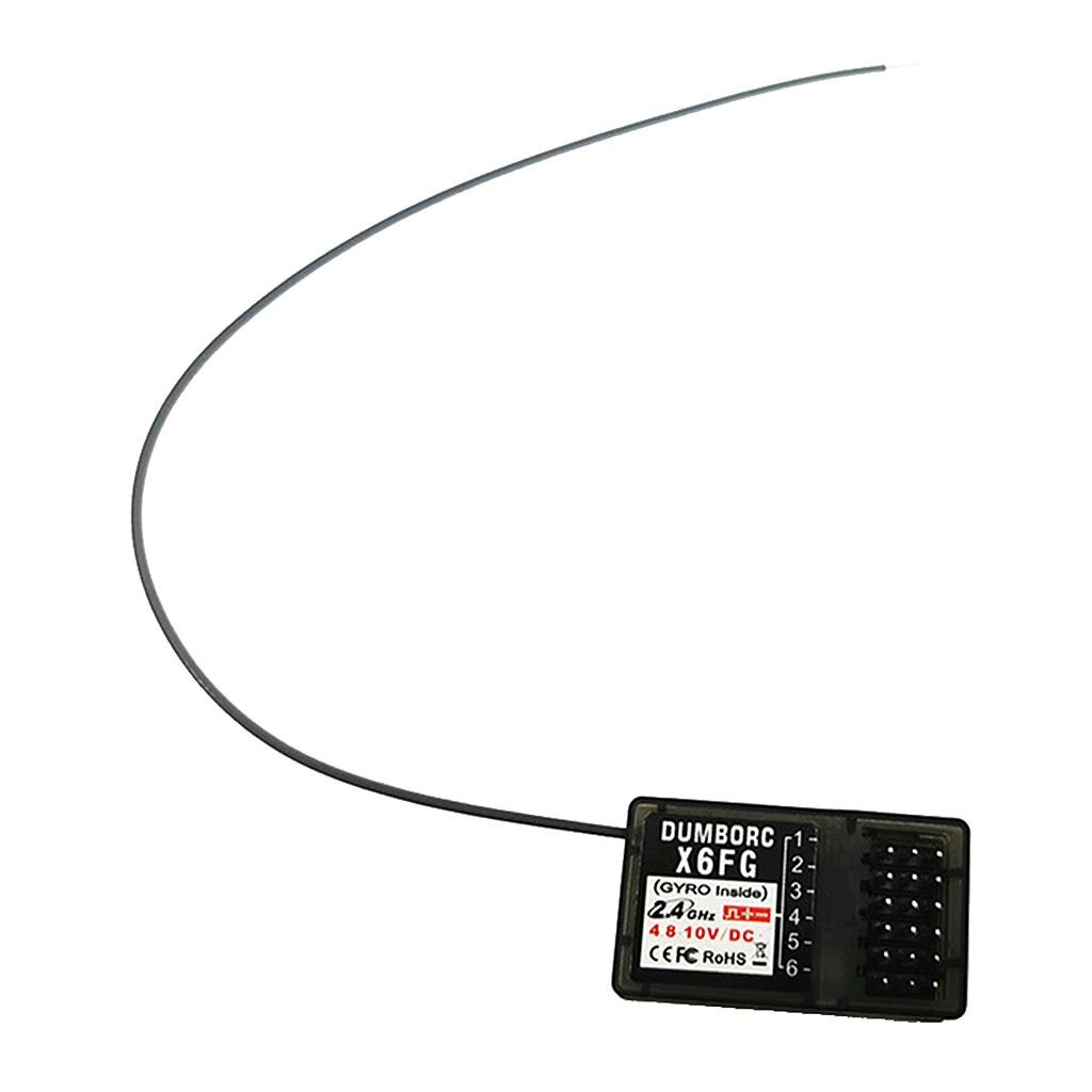 X6FG 2.4Ghz 6CH Rc Ontvanger Fhss Fail-Safe Ingebouwde Gyro Voor Rc Model Voertuigen Auto Crawler truck Buggy