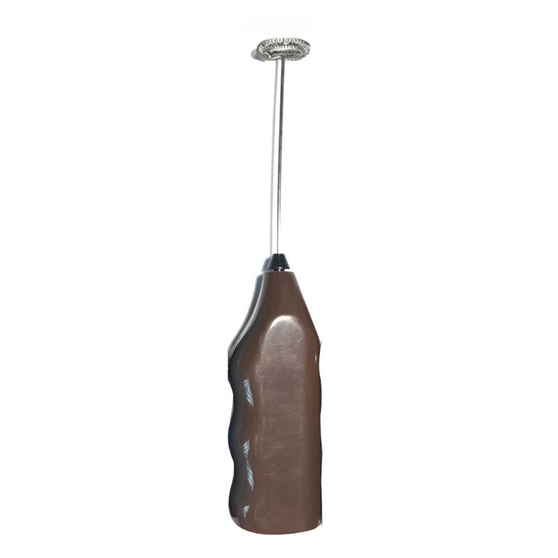 Houvast Multifunctionele Elektrische Eierklopper Draaibare Ei Garde Melkopschuimer Mixer Eiklopper Keuken Koken Tool Gardes U1JE: Donker Kaki