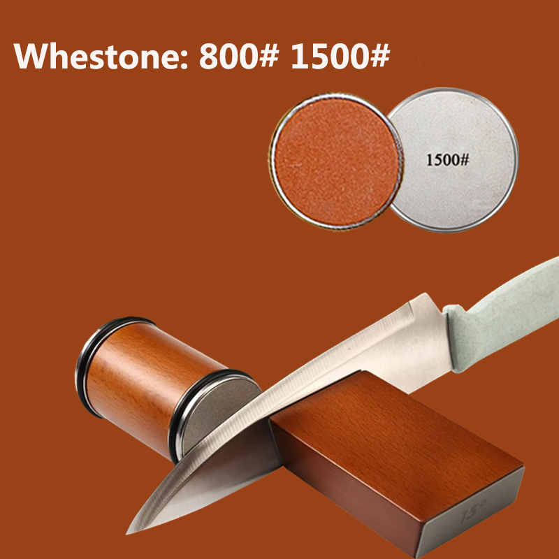 15 and 20 Degrees Rolling Knife Sharpener Magnetic Knife Holder Diamond Sharpening Stone Kit with Angle Roller Kitchen Accessory: grey