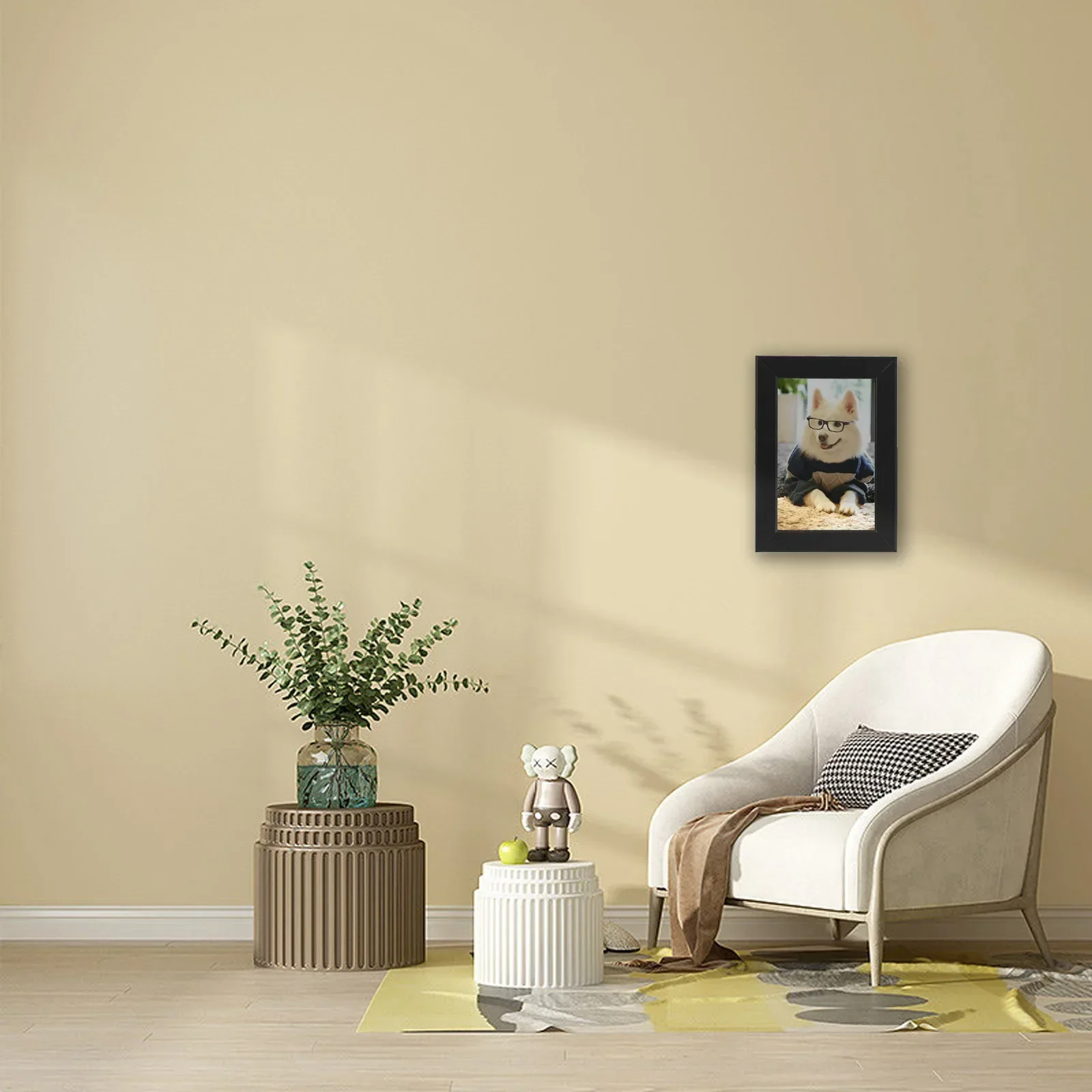 Fotorammer svart bilderamme plakatramme 4 x 6 tommer til vegg eller bordplate plast 6 x 4 tommer ramme svart klassisk stil firkantet