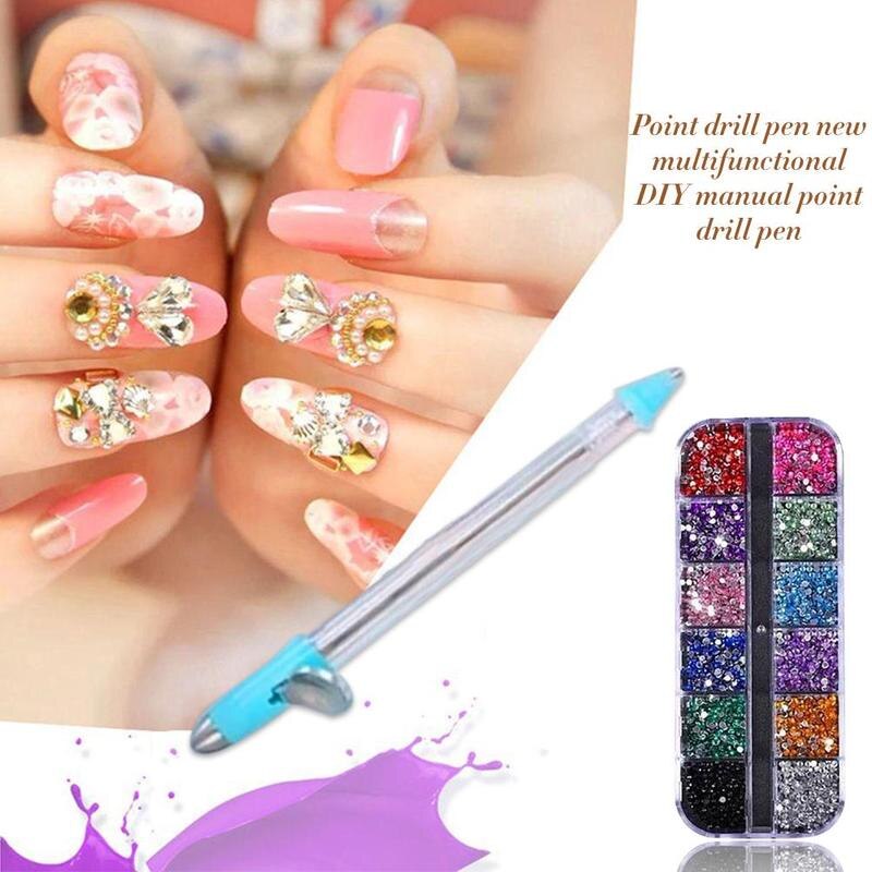 Diy Steentjes Met Decoratie Kristal Glas Op Handmatige Steentjes 3D Nail Art Rhinestones Fancy Vormige Kristallen 2,000 Pcs