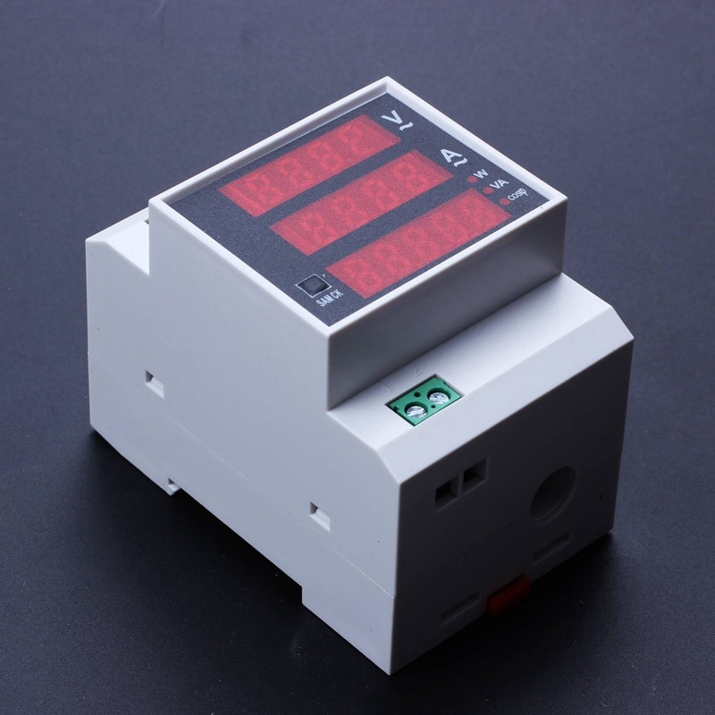 AC80-300V/100A Digital Energy Meter Din Rail LED Active Power Factor Multi-Functional Power Met Power Meter