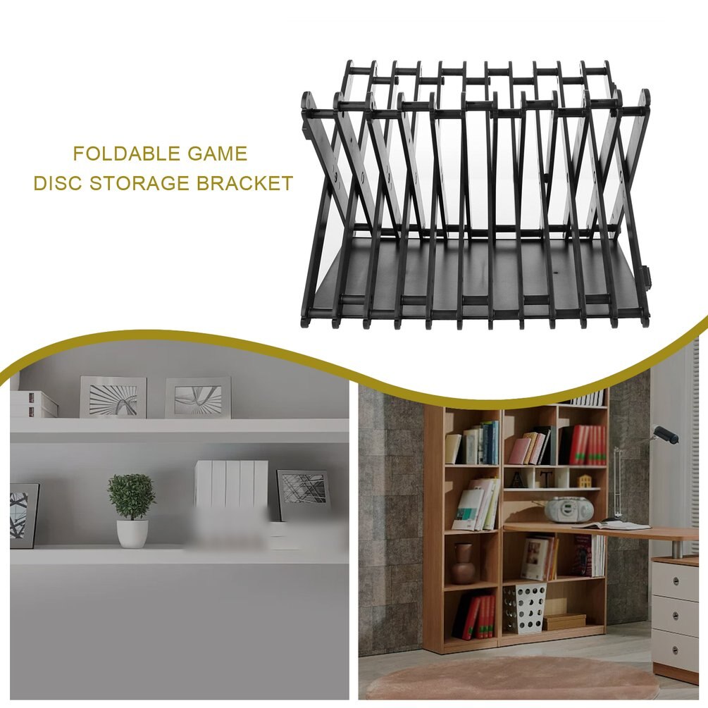 Game Disc Holder PS5 PS4 Series Disc Storage Bracket Used for Disc Storage Saving Space, Disc Base, Game Accessories Storage Box