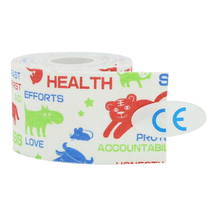 Bande de kinésiologie athlétique en coton élastique coloré, bande de protection des muscles du genou et des épaules, pour la récupération et le soulagement de la douleur: Chinese Zodiac