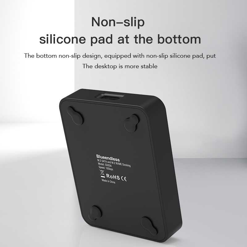 External SSD Hard Disk M.2 SSD Enclosure 10G Online Reading Writing Speed SSD Case For M.2 SSD Docking Station For PC Computer