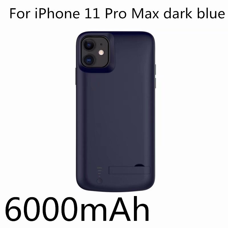 Batterie Ladegerät Fall Für iPhone 11 Pro Max 6 6s Plus 7 8 Plus X XR XS Max 100% batterie Fall Abdeckung Dünne 5000-8000mAh Power Bank: 6