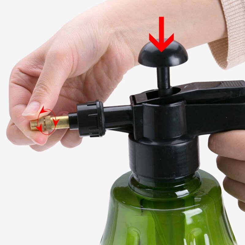 Gardening Pressure Watering Spray Bottle Multi-Function Garden Irrigation Plant Watering Can Family Cleaning Supplies Green B